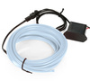 Zestaw El Wire Limonkowy 1M - Światłowód Ambient Light EL Wire z odzielnym inverterem 12V