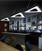 Lampa sufitowa wisząca LED 36W | trójkątna | aluminium | CCD niemrugająca | Φ60x6 | LPL-006