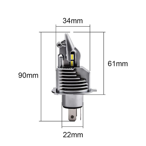Zestaw żarówek LED H4 F10 | CSP 72W | 16000lm CANBUS