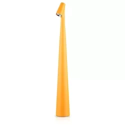 Bezprzewodowa lampka nocna z wbudowanym akumulatorem | Lampka z dotykowym sterowaniem | HMS-455-ORANGE| Lampa stołowa 43cm
