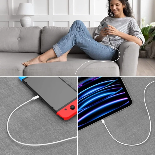 Kabel USB-C | dwustronny | 60W | 2 m | PD-C60W