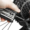 Multitool rowerowy - imbusy, ampule, nasadki | Narzędzia 16w1 | Zestaw kluczy | MFT-16in1