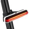 Mocna lampka rowerowa tylna COB 100lm  | Oświetlenie rowerowe z wbudowanym akumulatorem- ładowane USB | Lekka lampka rowerowa 40g | BK-L2266