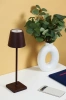 Lampka stołowa z wbudowanym akumulatorem | Dotykowa lampka nocna | HJA28-BROWN-1