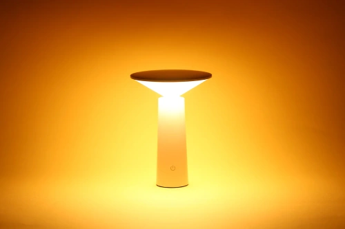 Bezprzewodowa lampka LED | Lampka stołowa z ruchomą głowicą | JX09-WHITE