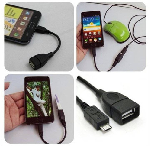 Przejściówka USB - Micro USB | Adapter OTG V8 Android | UA-002