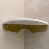 Narożna półka łazienkowa | Marmurowa półka na kosmetyki | TBD-211-WHITE-MRBL