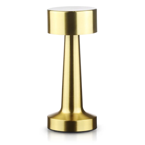 Bezprzewodowa lampka stołowa | Dotykowa lampka nocna z regulowaną barwą światła | Lampka USB | HJA10-GOLD