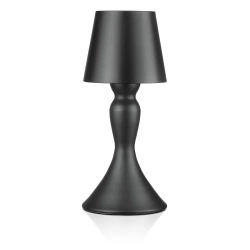 Bezprzewodowa lampka nocna z wbudowanym akumulatorem | Stylowa lampka stołowa z regulacją barwy oraz mocy świecenia |   YG-D021-BLACK