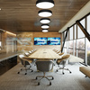 Lampa sufitowa wisząca LED 36W | okrągła pełna | aluminium | CCD niemrugająca | Φ40x6 | LPL-005