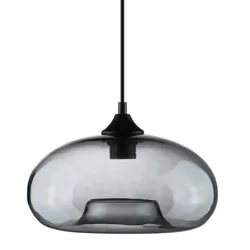 Nowoczesna szklana lampa wisząca | Dymiona | GB-D28-Grey