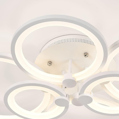Wieloczęściowa Nowoczesna lampa wisząca | LED | Czarna | RLG-C72W-W