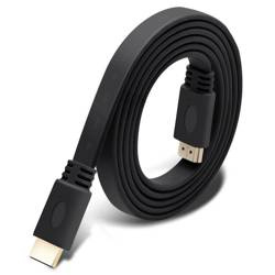 Płaski kabel HDMI 1.4 | 3D | 1080p FULL HD @ 60hz | HDB-1.5M