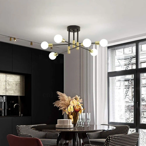 Nowoczesna lampa sufitowa | Wiele źródeł światła | RLH-60S-W