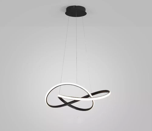 Nowoczesna lampa wisząca | LED | Czarna | RLA-48W-B