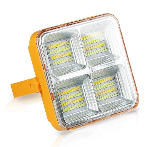 Lampa robocza solarna | Funkcja powerbanku | LED | TGD-30W-YELLOW