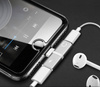 Przejściówka Lightning - 2x Lightning | Adapter audio do telefonu iPhone | UA-008