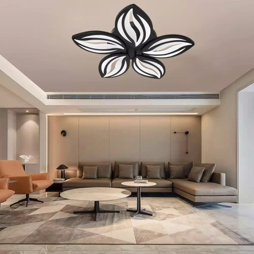 Nowoczesna wieloczęściowa lampa sufitowa | Plafon | LED | RLE-C50W-B