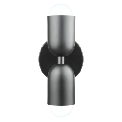 Stylowa lampa ścienna LED E27 | Designerski kinkiet do salonu lub sypialni | YG-W008-B+B