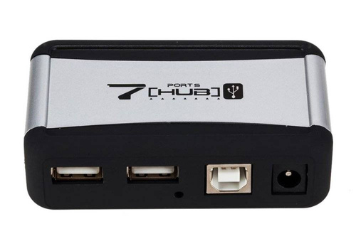 Aktywny HUB USB 2.0 | rozdzielacz na 7 portów USB | YT50