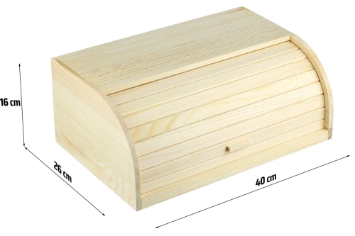 Klasyczny chlebak bambusowy | pojemnik na pieczywo | FC-B405-Bamboo