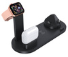 Stacja dokująca QI do Apple iPhone Airpods Watch | ładowarka bezprzewodowa 15W | 3 wtyczki - USB-C / Lightning / Micro USB | WD-02