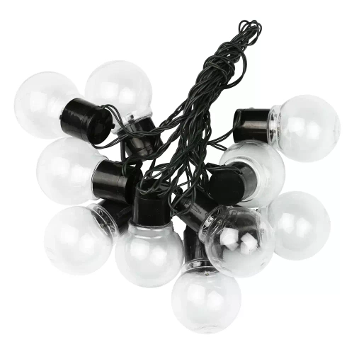Girlanda solarna LED, lampa ogrodowa wbijana | 10 żarówek LED | 5 metrów | SDC-10LED-5M