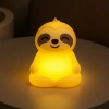Silikonowa lampka nocna LED Leniwiec | Przenośna lampka dziecięca 9 kolorów światła |   JL-243