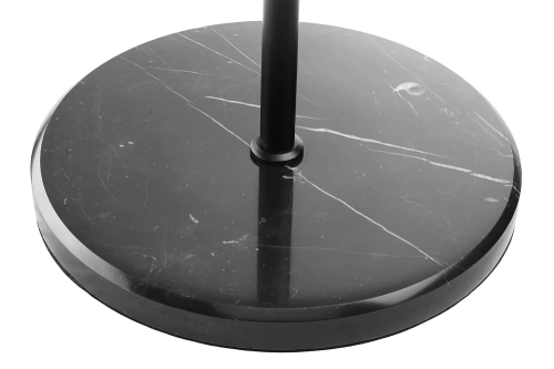 Lampa podłogowa z możliwością regulacji ramienia | Stylowa lampa na gwint E27 | DYT-163-BLACK