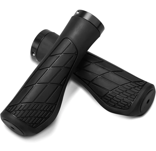 Ergonomiczne chwyty rowerowe 22.2 mm | Antypoślizgowe, amortyzujące, wygodne gripy na kierownicę | FD187