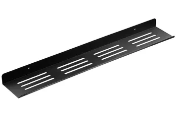 Metalowa półka łazienkowa | Czarna pólka pod prysznic 70cm | Półka wisząca | BDS-L70CM-B