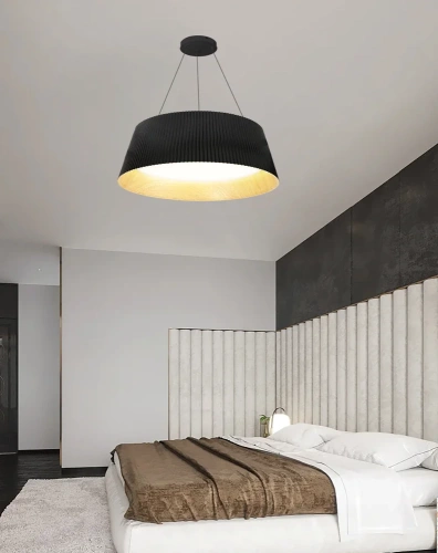 Nowoczesna lampa wisząca LED | Żyrandol z 1 punketm świetlnym | CDL-461-BLACK