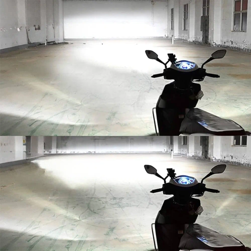 Żarówka motocyklowa LED H4 3200 lm 6000K | Mocne światła mijania i długie 30W  | M8B-H4