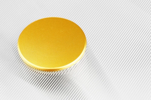 Okrągły kinkiet ⌀25 cm | Nowoczesny kinkiet z ryflowanym kloszem | WLB-D250