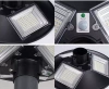 Uliczna latarnia, lampa solarna LED UFO | 1000W, 12Ah, IP65, 672 LED SMD5730 | duży panel słoneczny 6V/15W | Pilot | LDT-B840