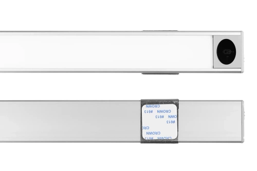 Lampka meblowa z czujnikiem ruchu | Bezprzewodowa lampka nocna z sensorem | Lampka LED podszafkowa 60 cm | HSL-S60CM-SILVER