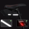 Wodoodporna torba rowerowa z wytrzymałego materiału 600D | Lekka, aerodynamiczna sakwa podsiodłowa z odblasakami |  600DCWBW-208