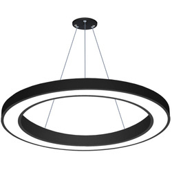 Lampa sufitowa wisząca LED 60W | okrągła | aluminium | CCD niemrugająca | Φ100x6 | LPL-004