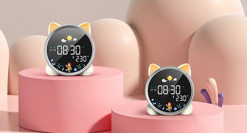 Budzik z lampką LED | Zegarek z timerem | SG-7-W