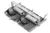 Profesjonalny halogen 500W LED | Mocne oświetlenie do hal sportowych, fabryk, domu | Aluminiowa lampa | Naświetlacz z regulowanym uchwytem | TMN-500W-SILVER