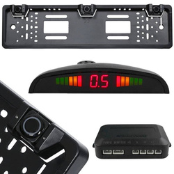 ADP-888-3 | Czujniki parkowania w ramce tablicy rejestracyjnej z wyświetlaczem LED oraz sygnałem akustycznym